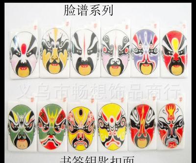 瓷魂品牌青花瓷臉譜金屬鑰匙扣 傳統(tǒng)與現(xiàn)代的時尚融合